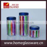 Wholesale Glass Jars With Plastic Electroplating Lid for Coffee thumbnail-3