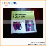 Set Of 3 Plastic Hanger Pot/Set Of 3 Plant Pot thumbnail-3