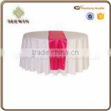 Popular Soft Quilt Satin Table Runner for Wedding Decoration thumbnail-4