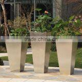 FO-9010 Tapered Square Stainless Steel Plant Pots thumbnail-4