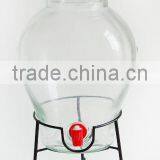 Clear Glass Spirits Alcohol Dispenser With Tap PJ12 thumbnail-1