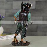 Halloween Caribbean Pirates With Sword Collection Statue thumbnail-3