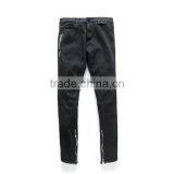 2017 Summer New Locomotive Jeans Elastic Skinny Pants With Side Zip thumbnail-4