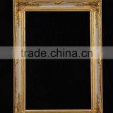 Golden Picture Frame With White Crack thumbnail-1