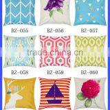 Wholesale 100% Cotton Woven Printed Fabric Towel Pillow Case Plain Cotton Throw Pillow Cover thumbnail-3