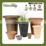 Decorative Plastic Flower Pot Wholesale/ 10 Years Lifetime/UV Protective/lightweight/ Waterproof thumbnail-1