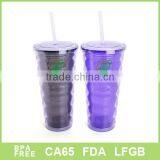 24OZ Circle Inner Straw Mug BPA Free CA65 NO LEED thumbnail-1