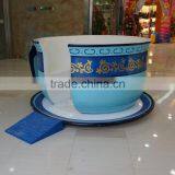 Large Fiberglass Coffee Cup Chair thumbnail-3