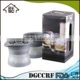 2-Piece Sphere Ice Ball Mold Plastic Ice Ball Maker thumbnail-6