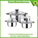 stainless steel 8pcs cookware set