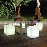Modern Furniure 16 Colour Light Waterproof LED Furniture 40 cm LED Glowing Cube Chair thumbnail-1