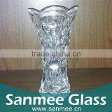 Crystal Embossed Home Decoration Glass Vase thumbnail-1