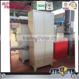 Customized 2 Door Lockable Metal Storage Clothes Cupboard thumbnail-4