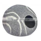 Cheap Handmade Wool Felt Pet Bed in China thumbnail-2