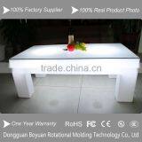 Well Molded White Plastic Case LED Illuminated Salon Furniture