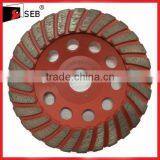 4" Turbo Diamond Cup Wheel Steel Based thumbnail-1