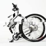 26'' Folding Electric Mountain Bicycle 36v 250w With Dual Suspension thumbnail-5