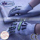 NMSAFETY Black Tpr Builders Gloves Anti-cut Glove Level 5 thumbnail-1