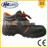 NMSAFETY Cow Split Leather Safety Shoes Steel Toe Shoes CE Safety Shoes thumbnail-1