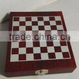 K0428-4W Wooden Box With 5pcs Bar Accessories and Chess thumbnail-2