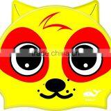 Waterproof Kids Swim Caps Love Animal Swimming Caps Silicone Swim Hat for Chirdren thumbnail-1