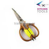 8.25 " PP Plasitc Handle Kitchen Scissors With Bottle Opener thumbnail-1