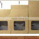 Stand up Brown Kraft Window Paper Bags for Food thumbnail-1