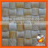 Yellow Abnormity Nature Marble Mosaic