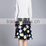 Spring-Summer Season Ladies Long Sleeve Polo Collar White Shirt Blouse thumbnail-3