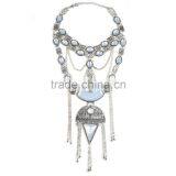 Hot Style Multilayer Vintage Heavy Metal Plated Choker Necklace thumbnail-6