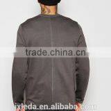New Style Curved Hem Blank Bomber Jacket Custom Made thumbnail-3
