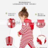 Top Selling Baby Kids Warm Winter Fleece Knitted Hooded Cotton Romper thumbnail-4