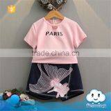 SS-970G Fashion New Kids Girls Clothes Set Summer Baby Outfits Boutique Girl Kids Clothing Sets