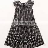 Wholesale Baby Clothes Boutique Design Kids Polka Dot Dress Cotton Girl Party Wear Dresses thumbnail-2