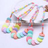 Zm35069a Fashion Jewelry Plastic Bead Necklace and Bracelet Set Accessories for Kids thumbnail-3