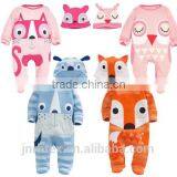 New Baby Newborn Cartoon Winter Rompers Clothes Bodysuit Jumpsuit Hat Sets 0-24M thumbnail-1