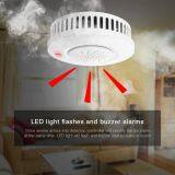 JADE Wilress Zigbee Lora Smoke Detector Fire Alarm SD50 With Independent Batteries for Home Security System thumbnail-1