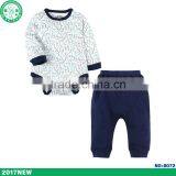 Latest Desing 100% Cotton Lovely Pattern Baby Romper Baby Pants Children Clothing From China Factory thumbnail-3