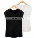 European and American Style Summer New Fashion V Neck Perspective Women Chiffon,chiffon Fabric thumbnail-4