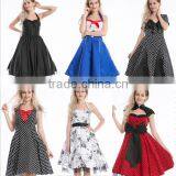 S62575A Hot Selling Lady Vintage 40s Dress Swing Dress Rockabilly Retro PinUp Dress thumbnail-5