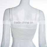 Latest Design Girls Top Polyester Crop Top and Lace Up Sleeveless Nightclub Top thumbnail-4