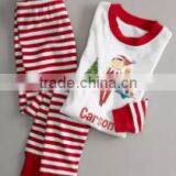 2017 Wholesale Matching Family Pajamas Spirit Embroidery Design Christmass Sleepwear Clothes thumbnail-4