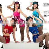 2014Cute Cool Girl Team Jazz Dancecostume -- Newest Hot Team Teen Jazz Dress Wear--child&adults Team Hot Dance Skirt thumbnail-1
