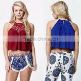 Fashion Women T-shirts Summer Women Blouses and Sleeveless Tops Wholesale Women Clothing 2017 thumbnail-1