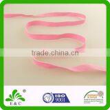 Knitted Plain Style Pink Elastic Tape for Accessories and Underwear thumbnail-1