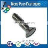 Made in Taiwan ISO 2010 Slotted Raised Countersunk Oval Head Machine Screw Low Carbon Steel Zinc Plated thumbnail-6