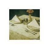 Sell 100% Polyester or Cotton Jacquard Table Cloth thumbnail-1