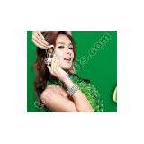 3d Beaded Mickey Mouse Crystal Cell Phone Charm thumbnail-3