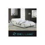 Contempory Leather Bed, Genuine Leather Bed, Leather Bed With Crystals thumbnail-2