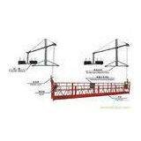 380V / 50HZ ZLP 500 Hanging Suspended Platform Cradle With 30KN Safety Lock